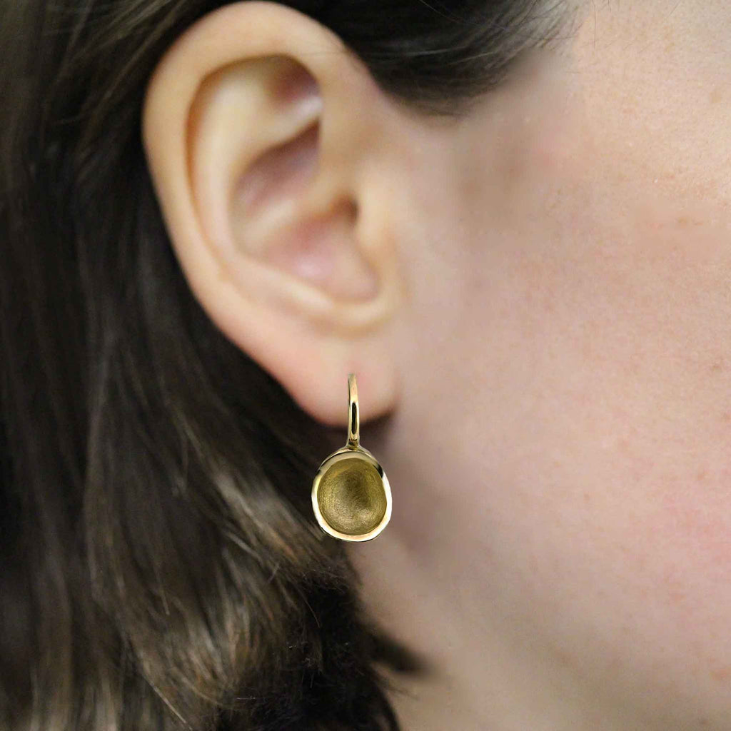 Golden Bowl earring