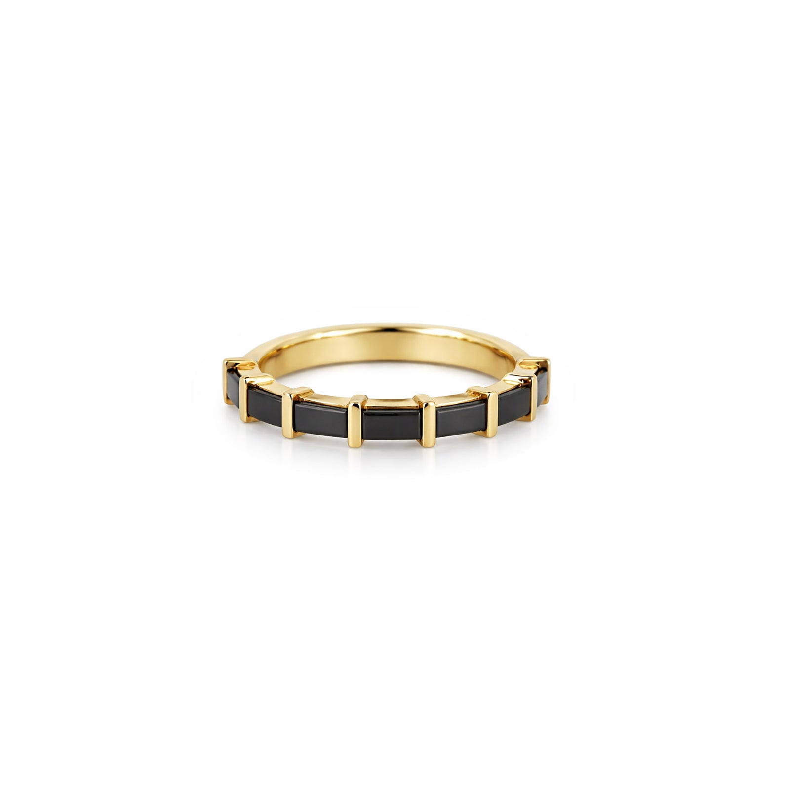 Black Diamond Baguette ring