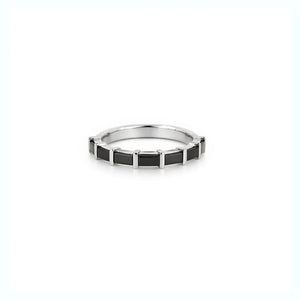 Black Diamond Baguette ring