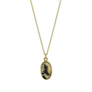 Dendritic agate pendant