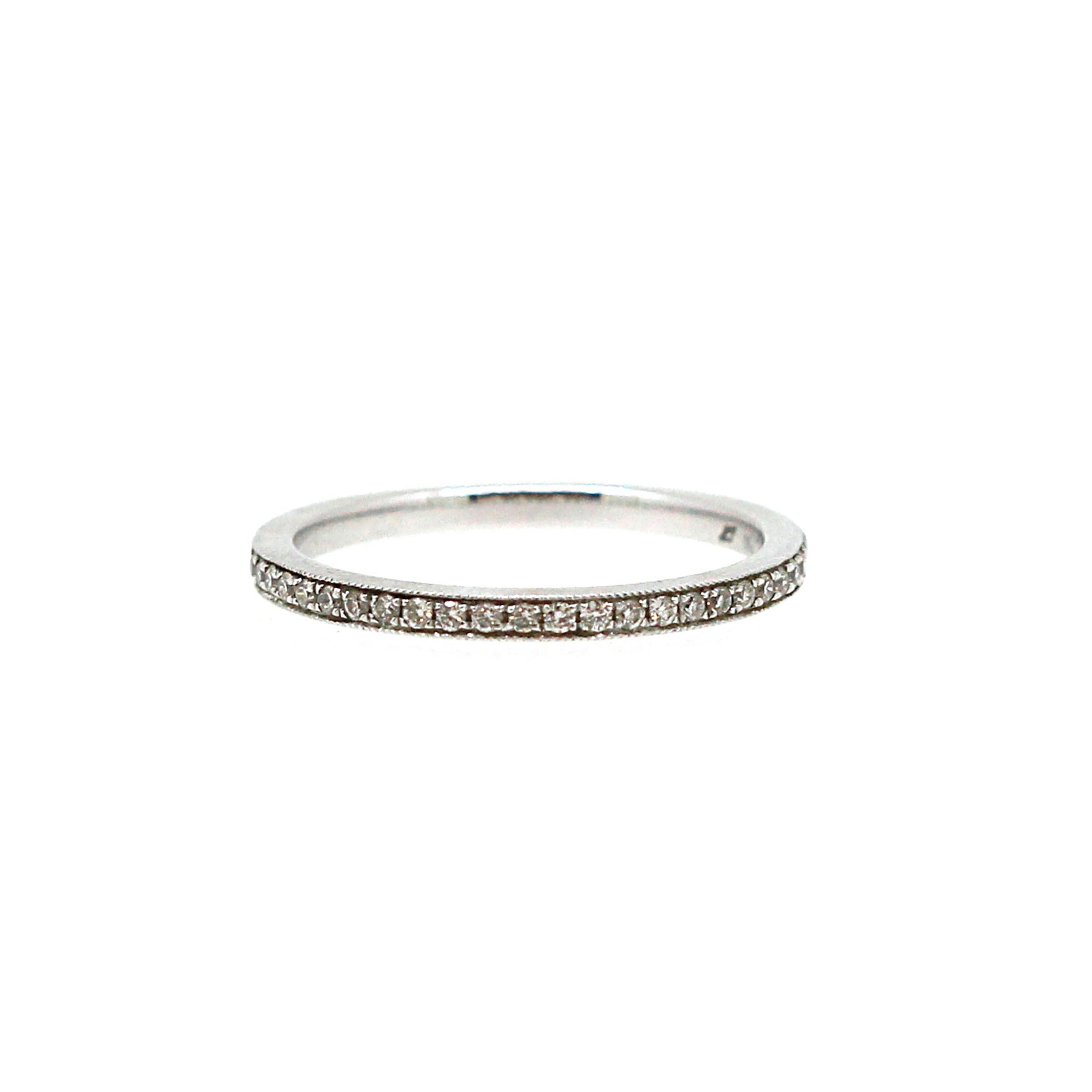 Half Point White Diamond Band