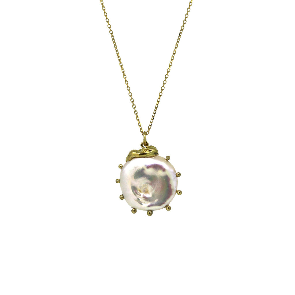 Mollusc Coin Pearl necklace