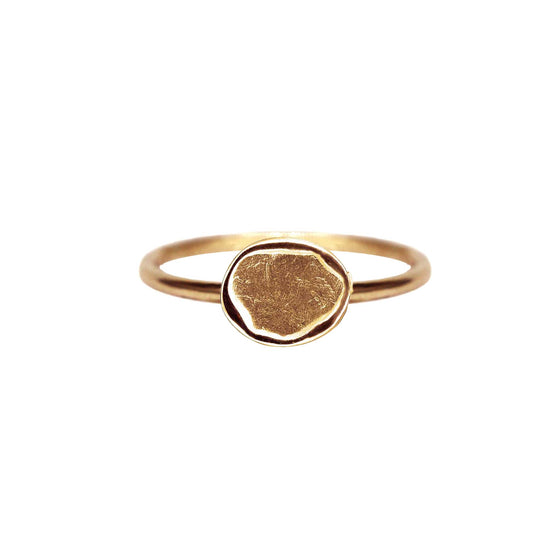 Seal ring in rose gold