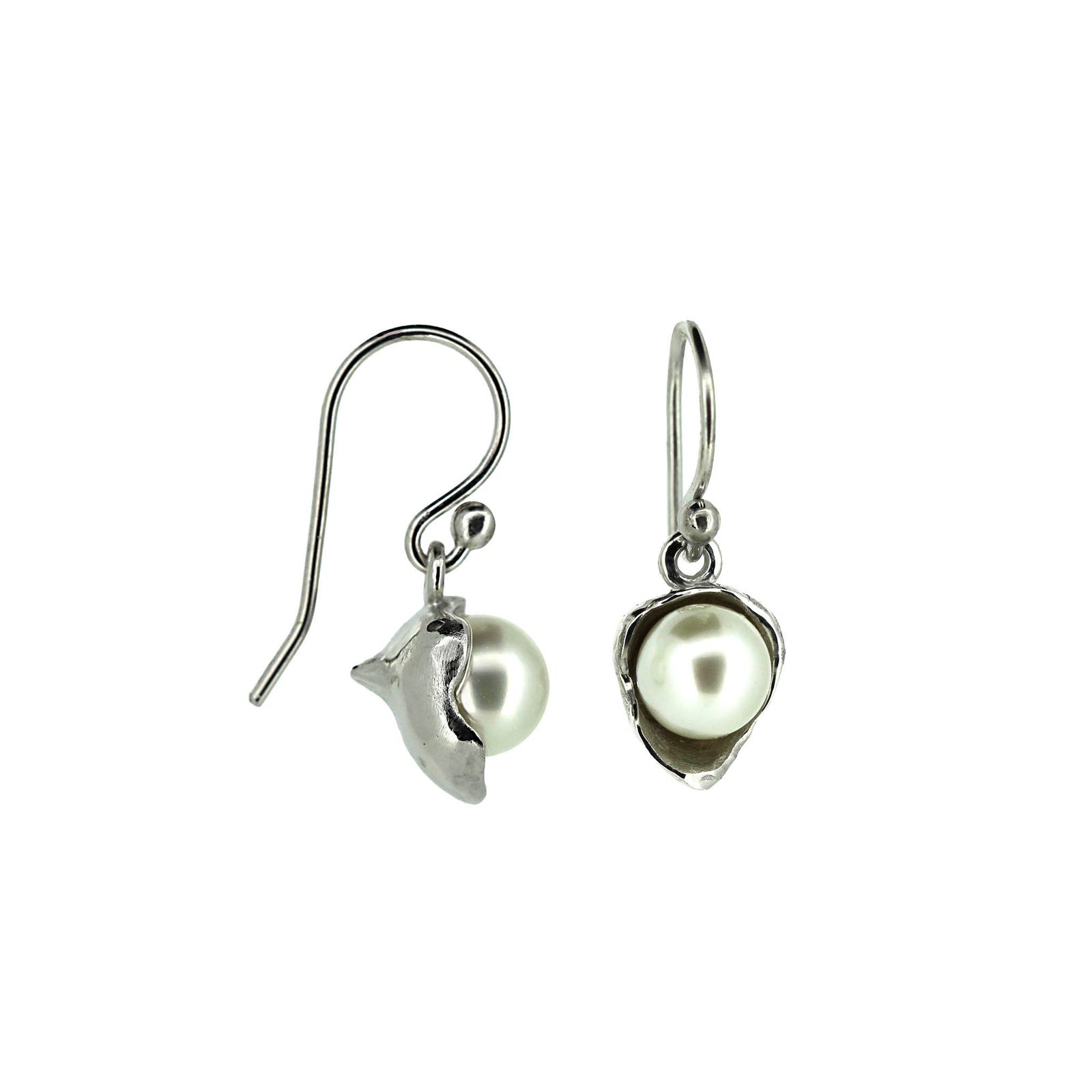 Sunken Treasure drop pearl earrings