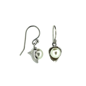 Sunken Treasure drop pearl earrings
