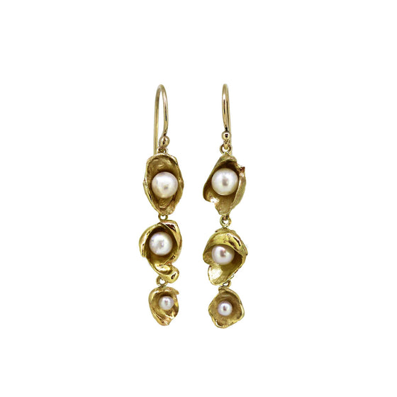 Tiered Sunken Treasure Drop Earrings