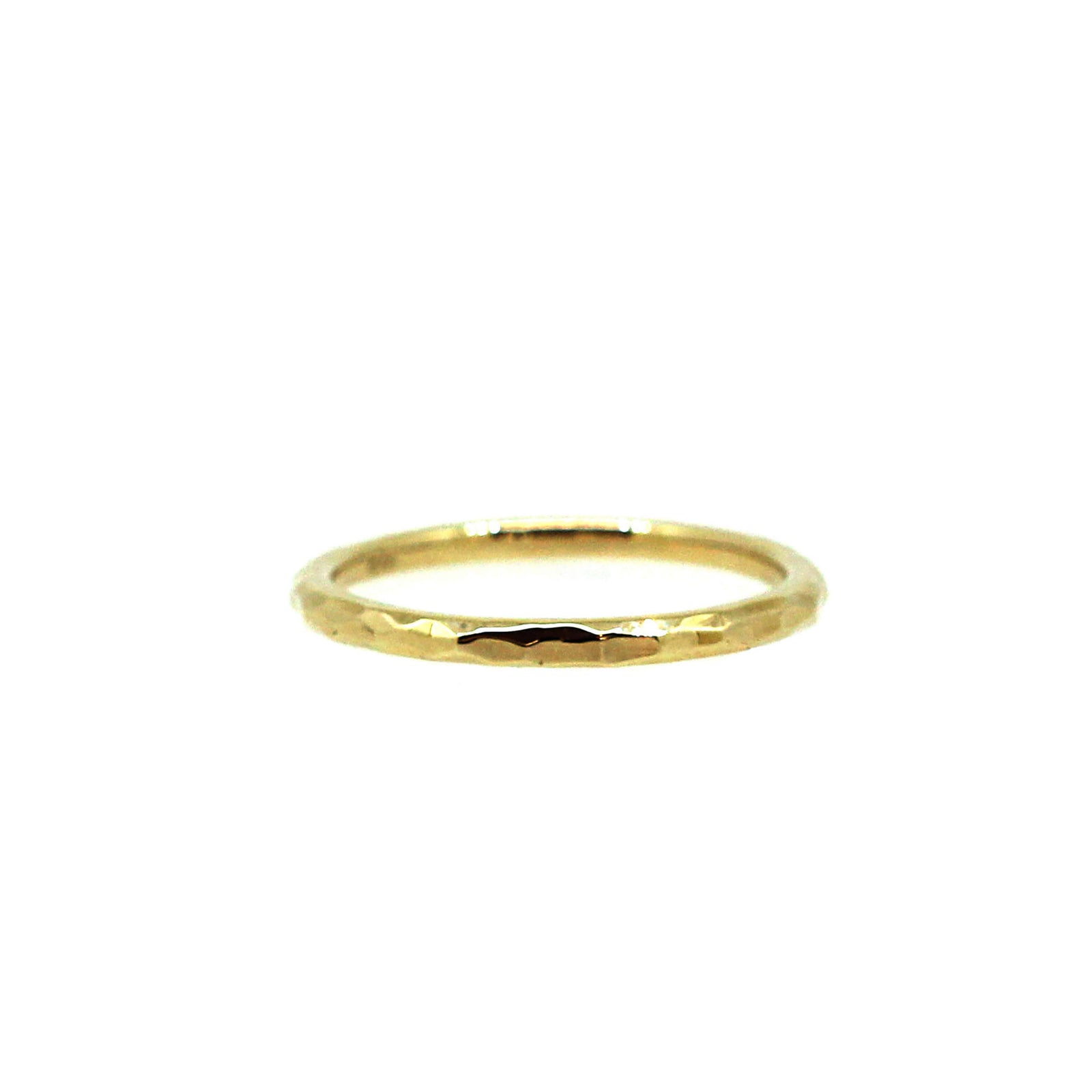 Hammered Gold Stack Ring