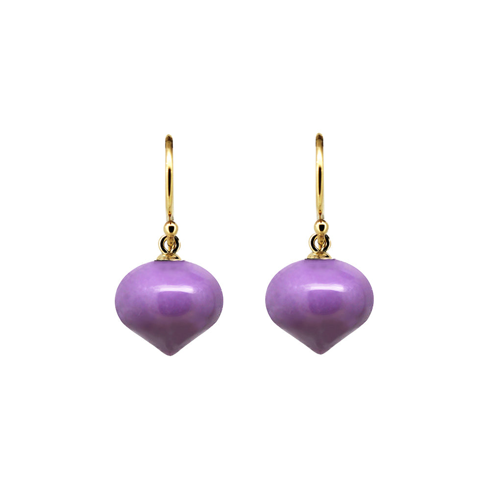 Heterosite drop earrings