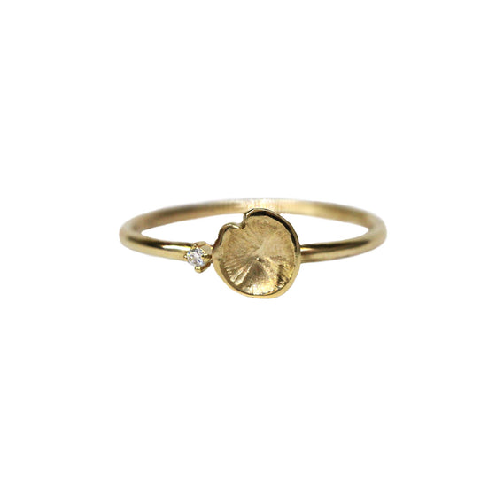 Petite Liylpad ring with diamond detail