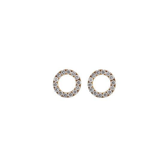 Essentia Diamond Halo Earrings