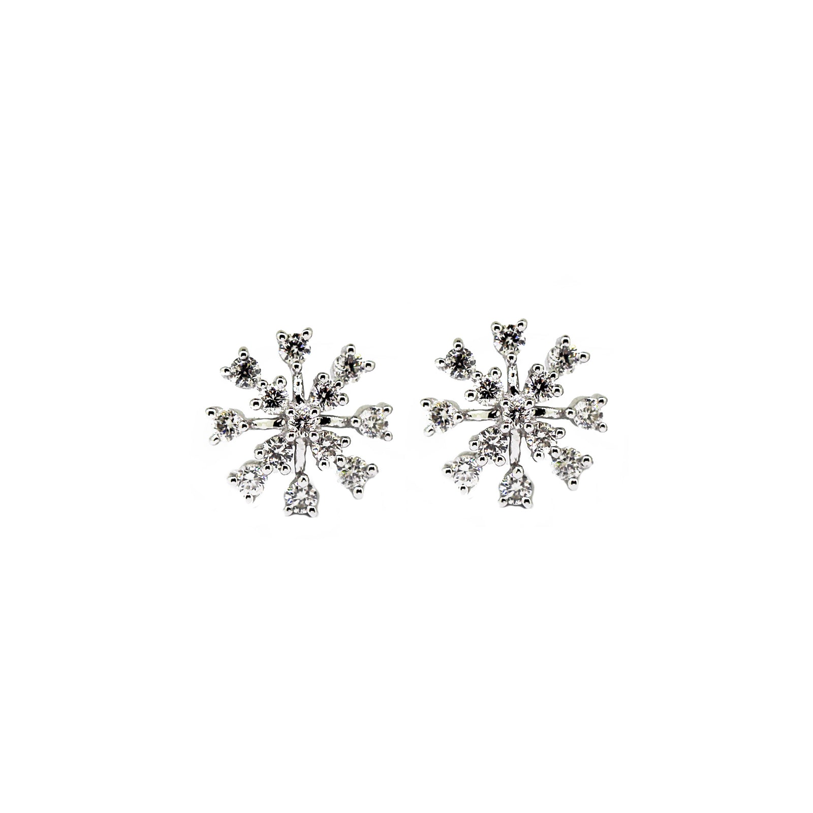 Like fireworks the diamond stud earring have real impact