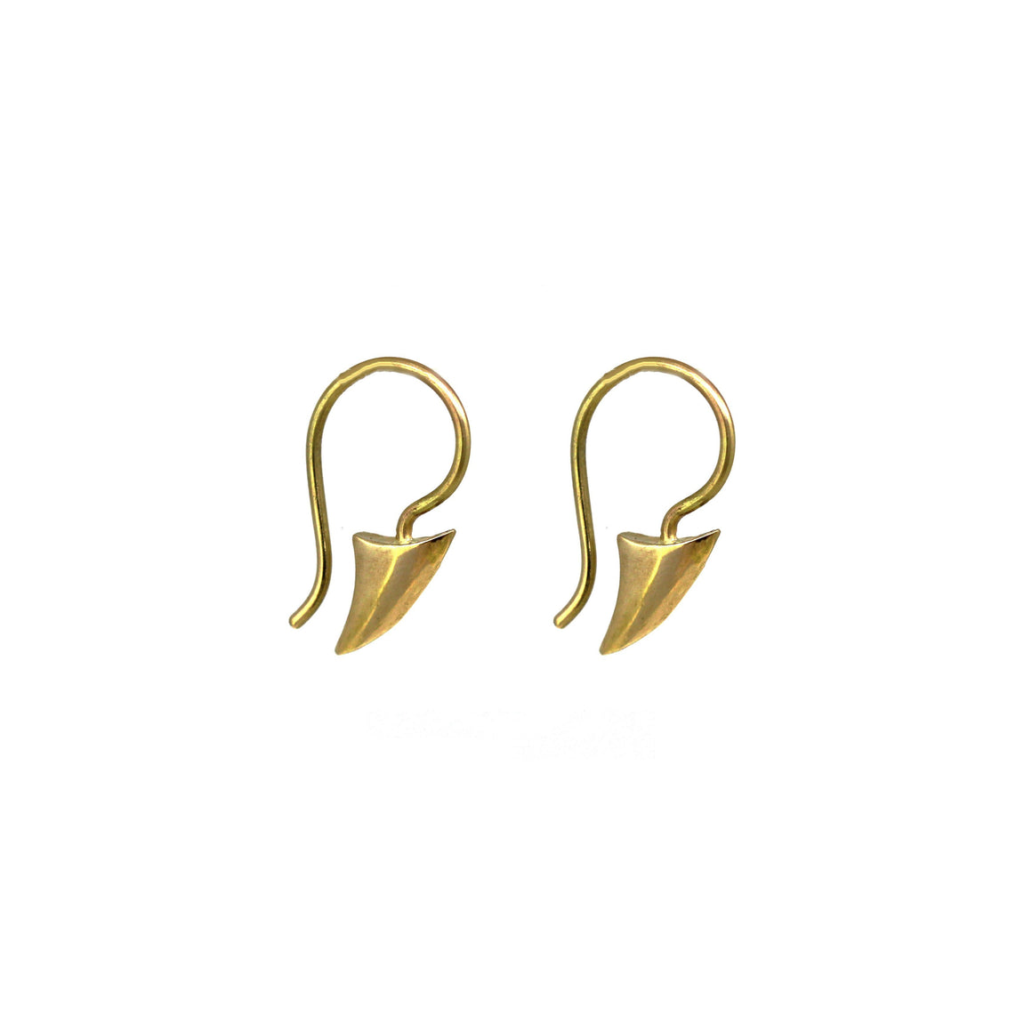 Mini Gold Fin Earrings