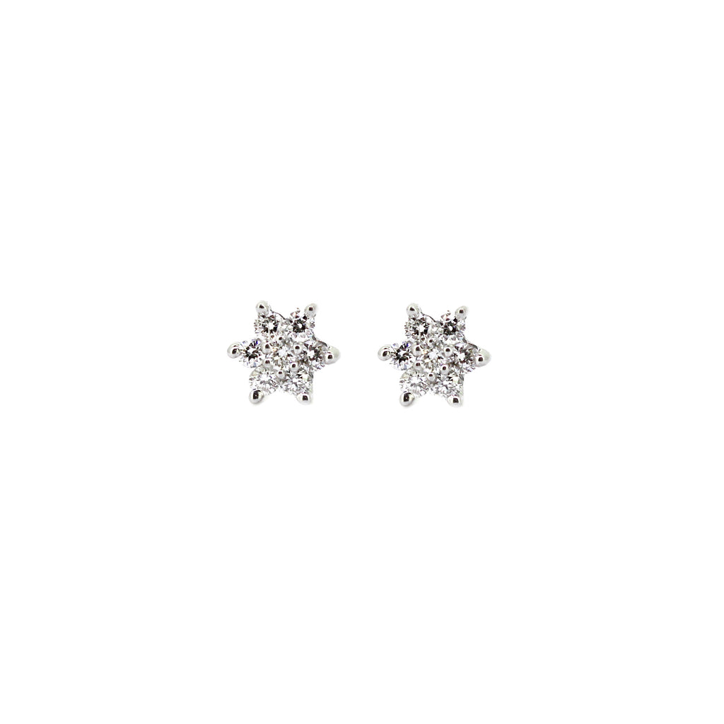 Baby Star Diamond stud earrings