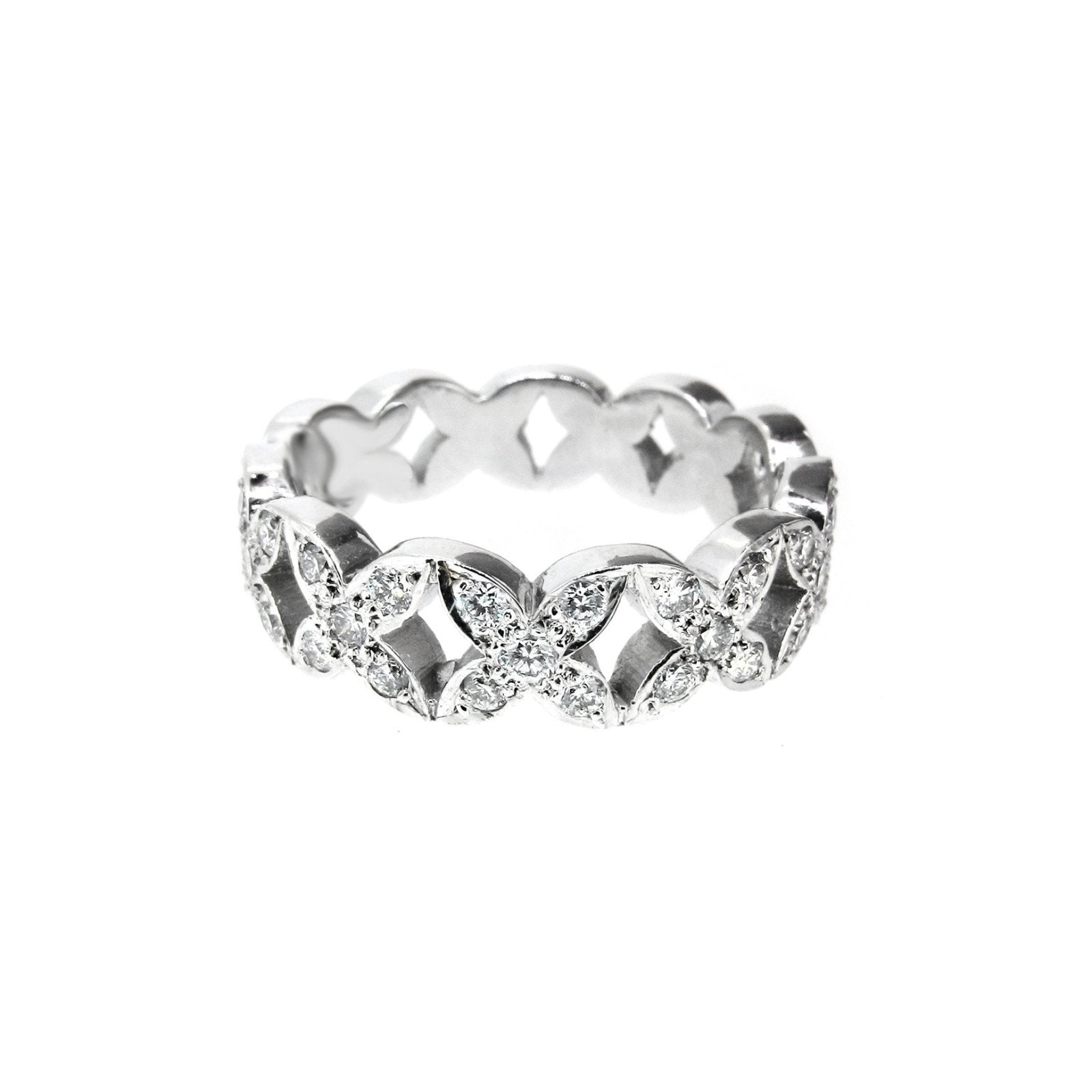 Garland Diamond Ring Fully set.