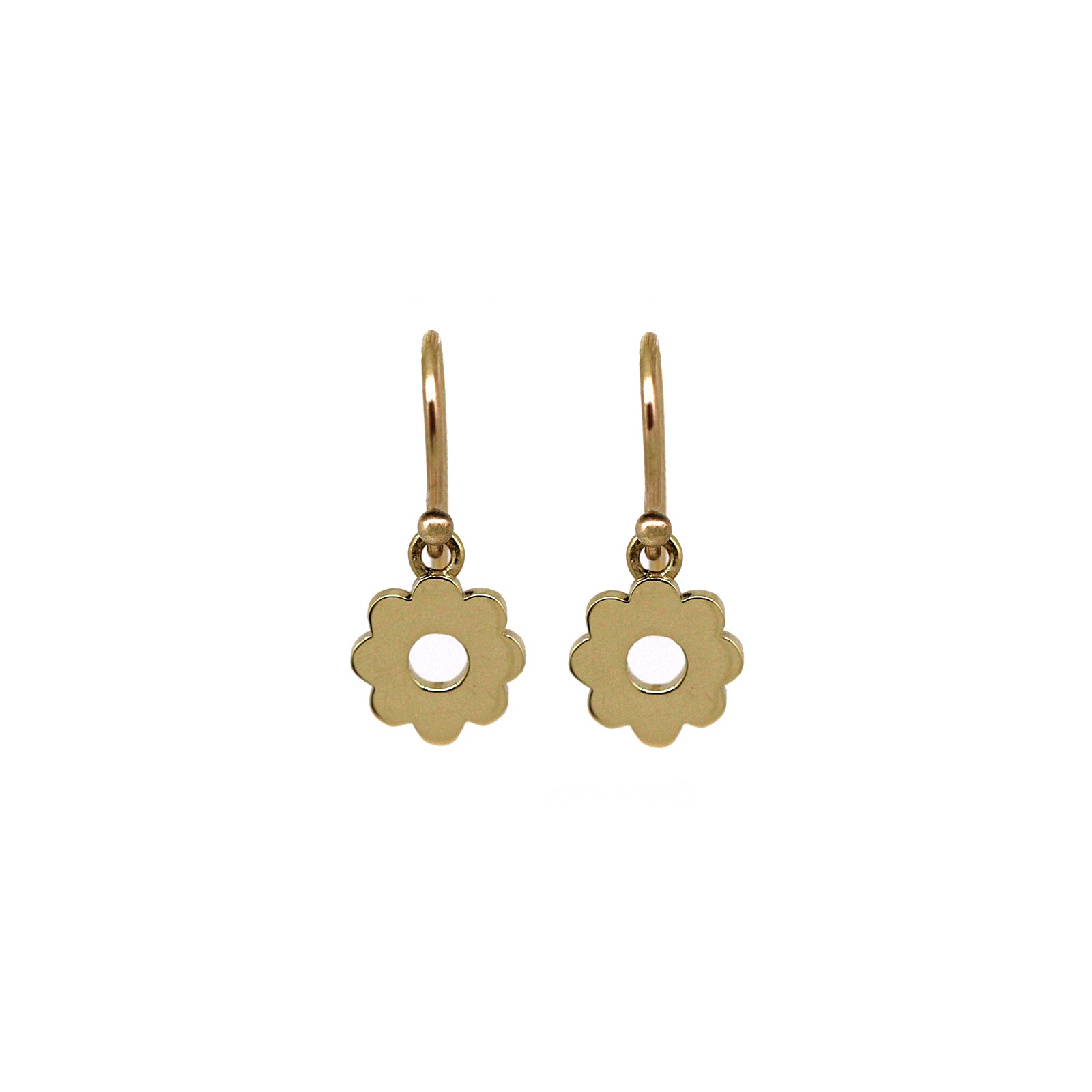 Mini Gold Daisy Earrings