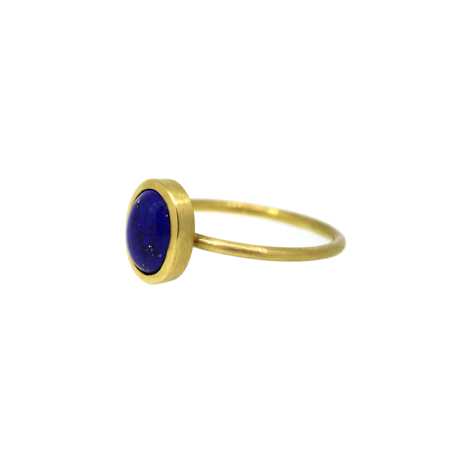 Lapis Cabochon Ring
