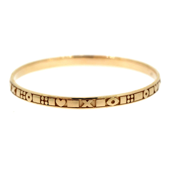 More Than Words Rose Gold Bangle