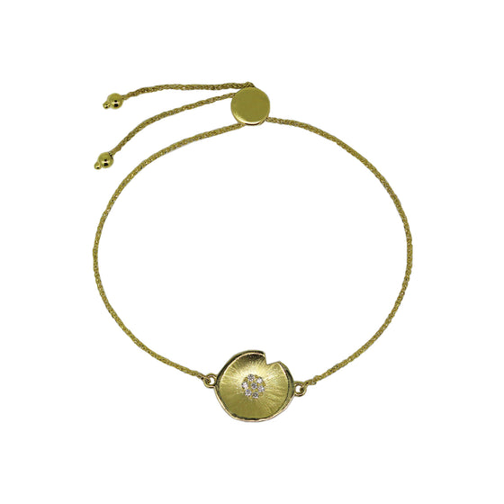 Lilypad Gold Bracelet